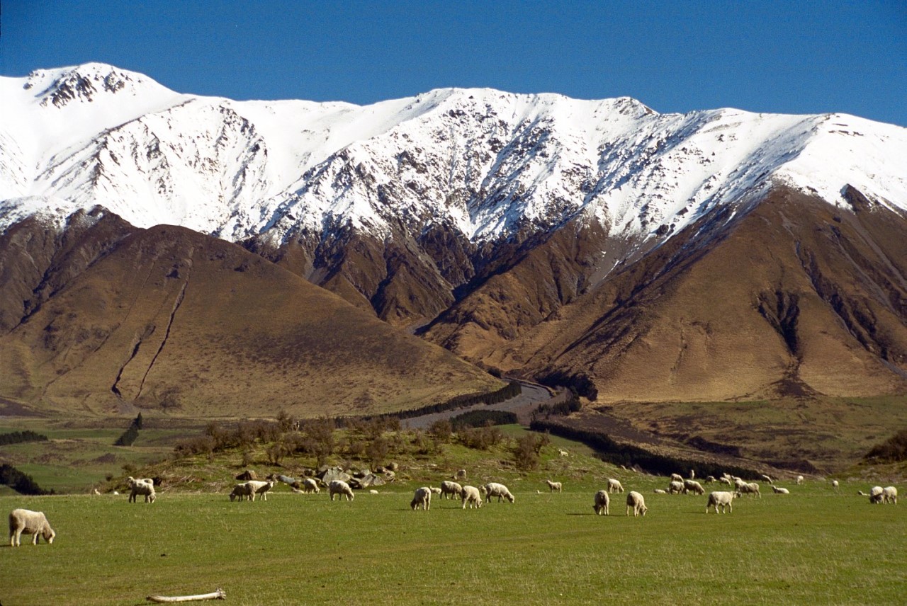 회색의 간달프가 여정에 나서는 장면의 배경이 된 뉴질랜드의 설산
